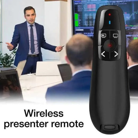 R 400 Wireless Slide Changer / Presenter / Clicker - RF Remote Control Laser Pointer USB PPT Power Point Presentation Slide Changer