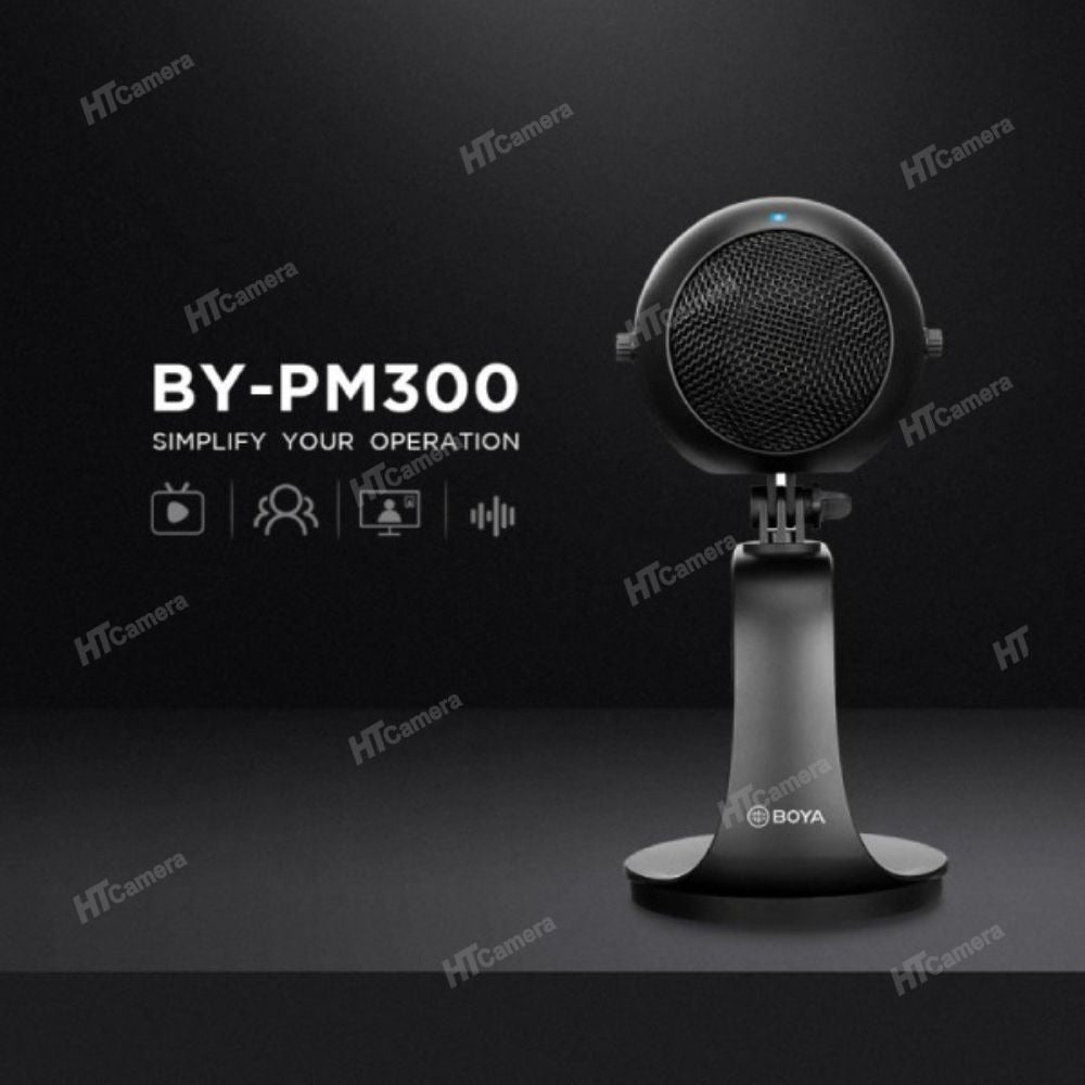 BOYA BY-PM300 USB Microphone for PC & Laptop – Plug & Play Condenser Mic for Recording, Streaming & Podcast