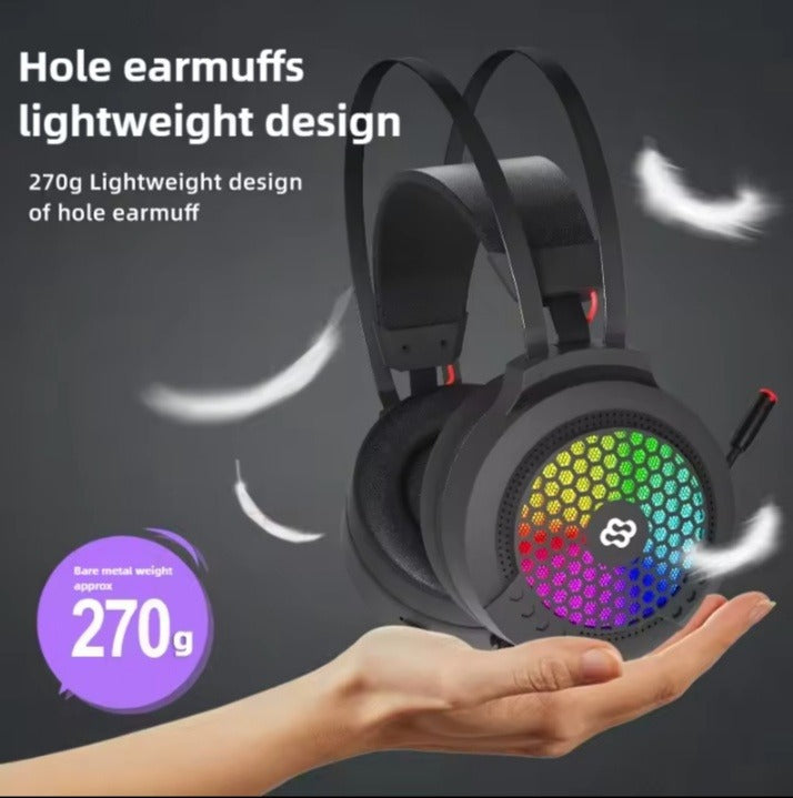 E21 Headphone Full RGB gaming headset Active Noise Cancelling stereo sound