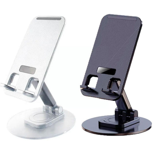 360° Rotating Aluminum Alloy Desktop Tablet Phone Holder Stand For Ipad Cellphone Smartphone Mobile Phones Folding Bracket